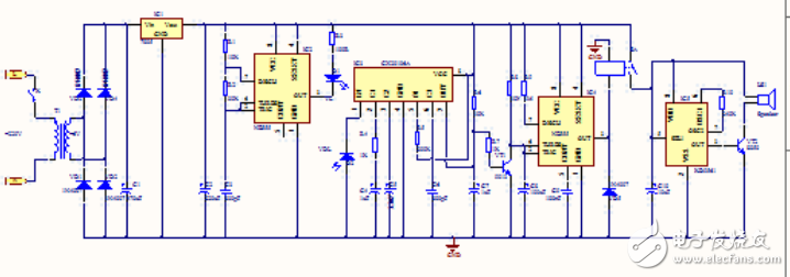 Infrared anti-theft alarm system circuit design