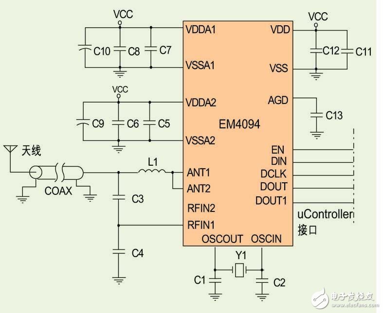 Based on NFC technology circuit diagram design highlights - circuit diagram reading every day (46)