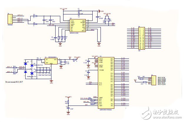 Batteryless Near Field Communication (NFC) keyboard circuit design