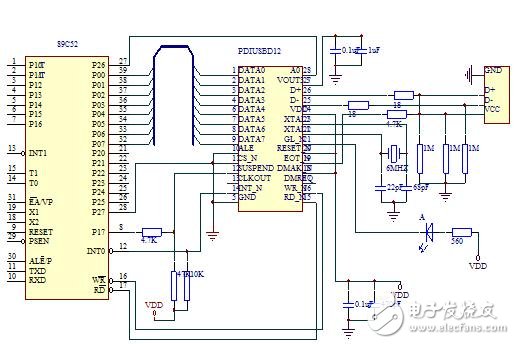 Multi-functional intelligent socket USB interface communication circuit design