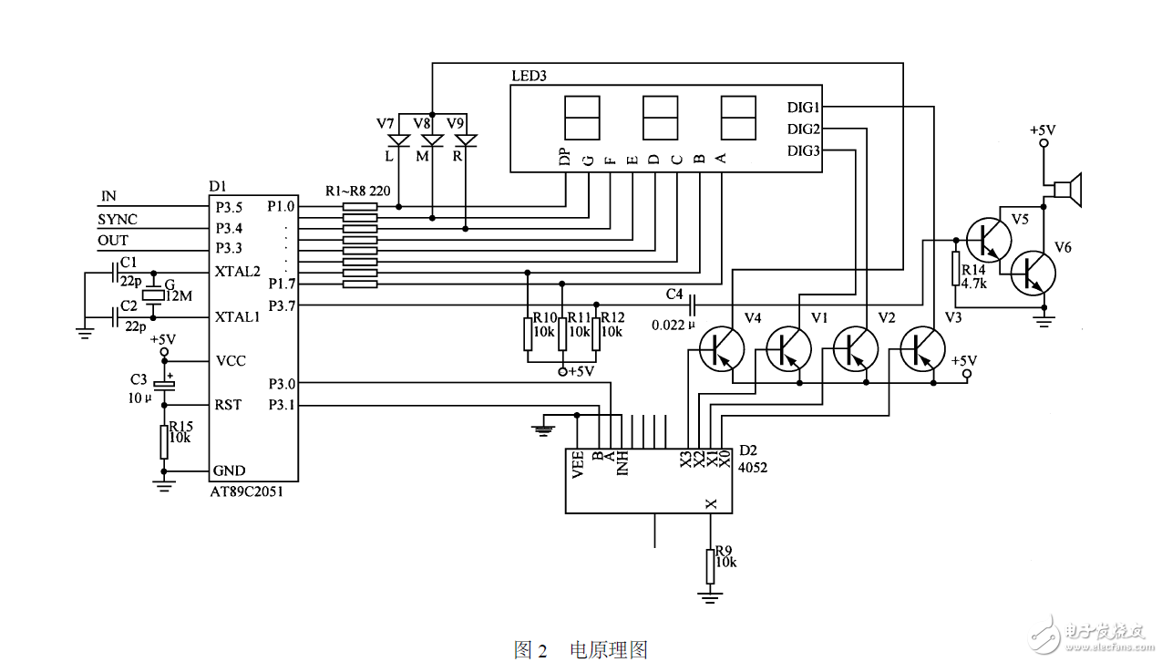 Application Circuit Design of Single Chip Microcomputer in Ultrasonic Distance Measurement