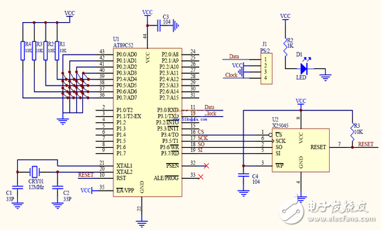 An Embedded PC Non-standard Keyboard Circuit Design