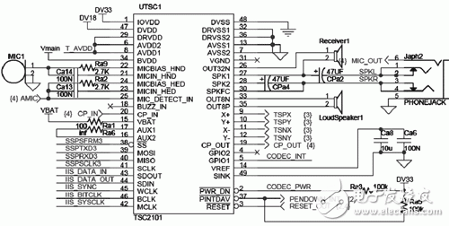 Circuit Design of Audio Control System Based on TSC2101 under Windows CE