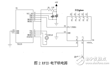 Analysis of Smart Home RFID RF Electronic Lock Circuit Diagram