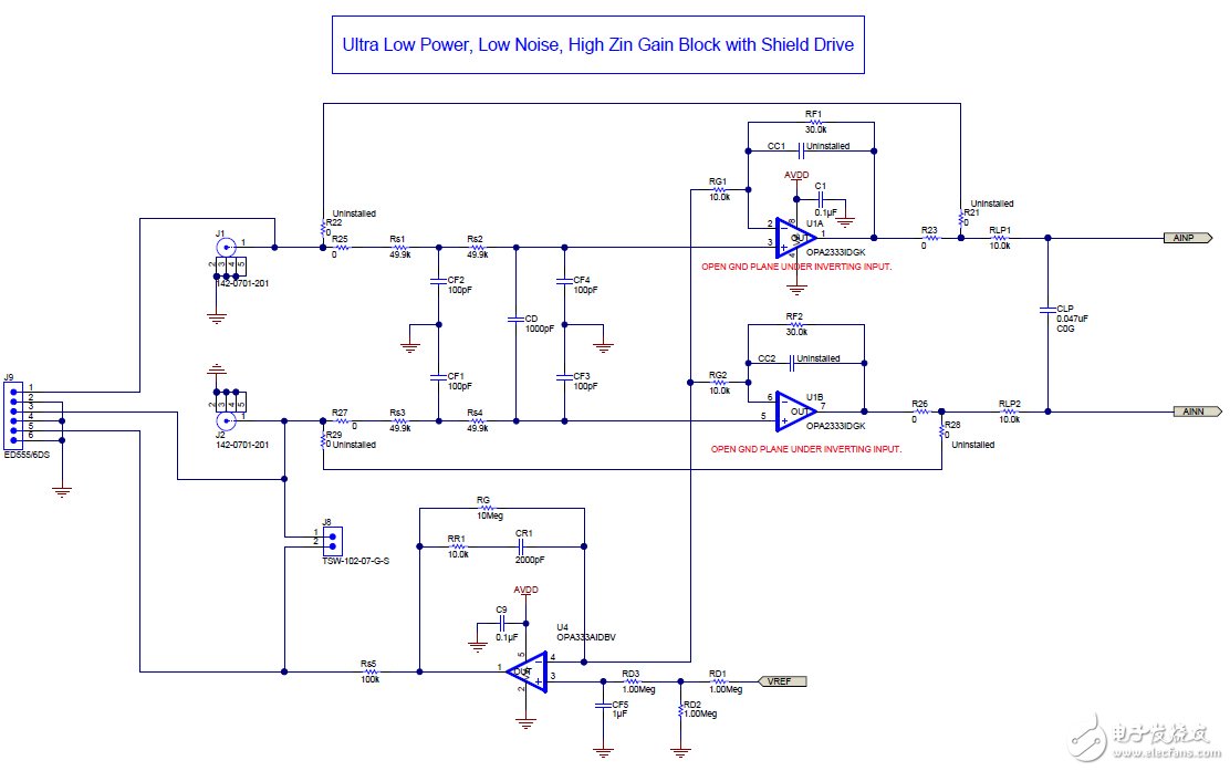 Data acquisition module for discrete LEAD I ECG implementation (for ECG systems)