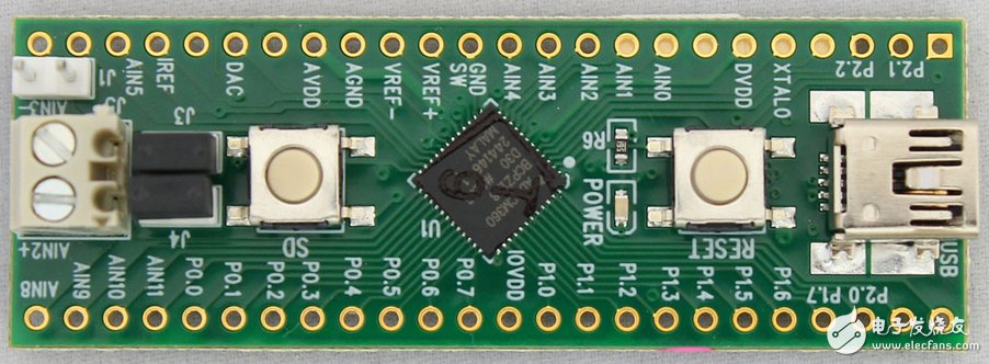 Circuit diagram of USB thermocouple temperature measurement system using ARM Cortex - M3