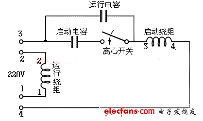 Double value capacitor asynchronous motor reverse wiring diagram