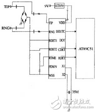 Phone network alarm system connector circuit design