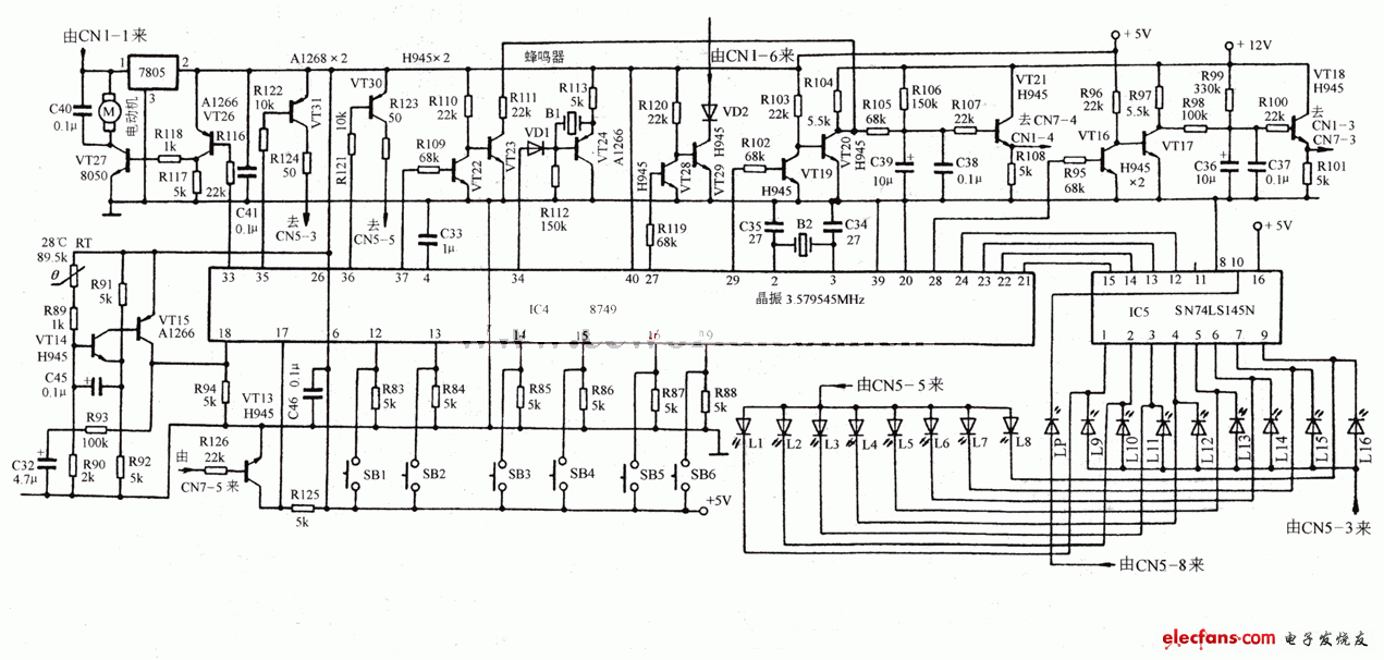 Induction cooker schematic based on 8749