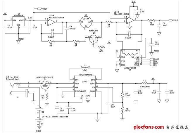 Portable gas detector using electrochemical sensor