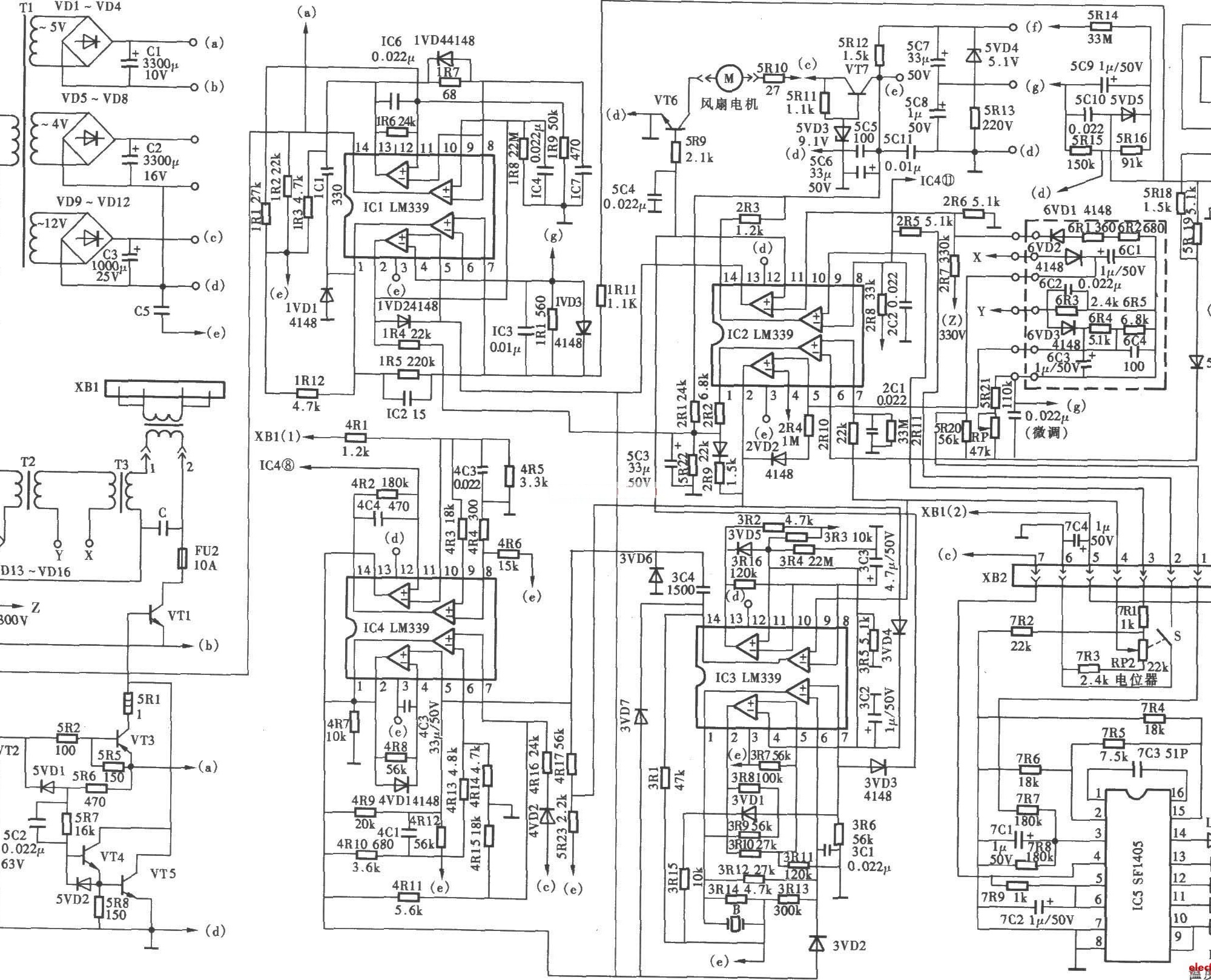 DZC-1000W Haile Induction Cooker Schematic