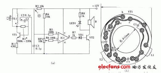 Liquid level alarm circuit