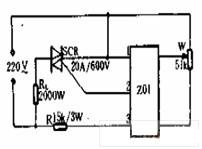 Zero-crossing trigger power regulator circuit