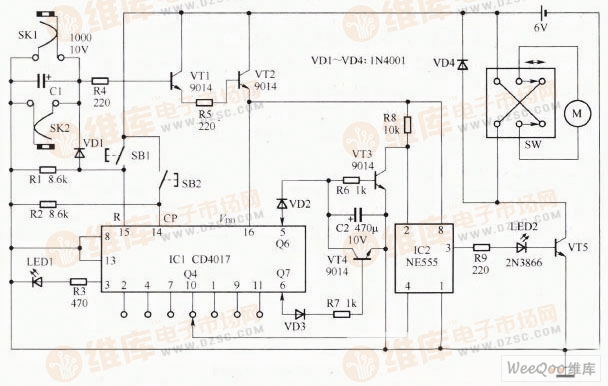 Precision electronic code lock circuit