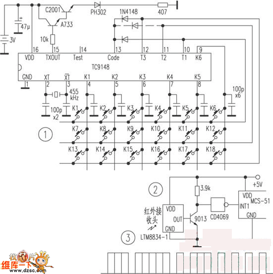 Single chip circuit diagram