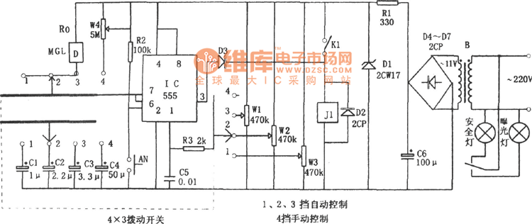 Magnified exposure time automatic controller