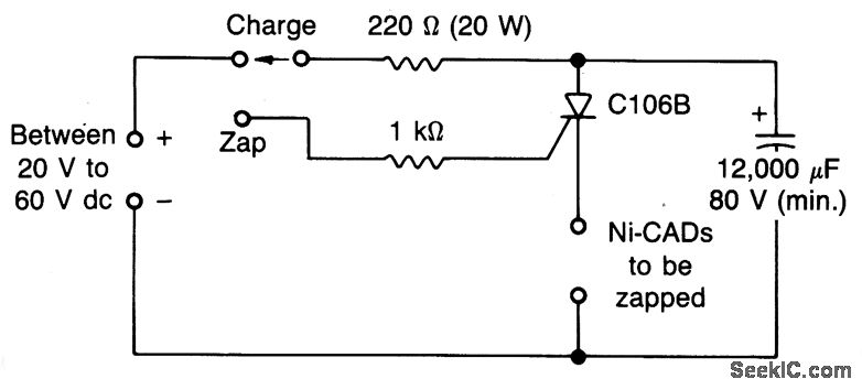 Nickel-cadmium battery insecticide