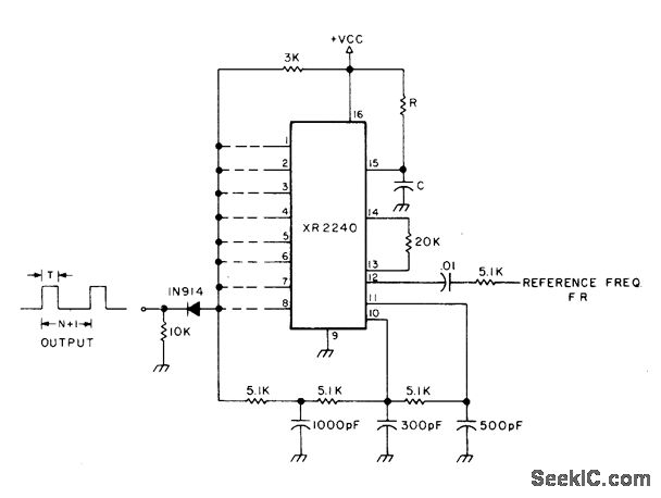 XR2240 XYNTHESIZER circuit