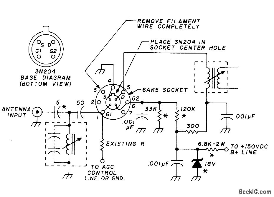 MOSFET RF stage