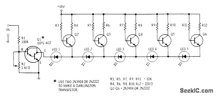 Bar graph reader circuit