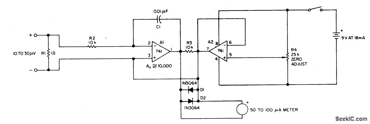 Microvolt probe