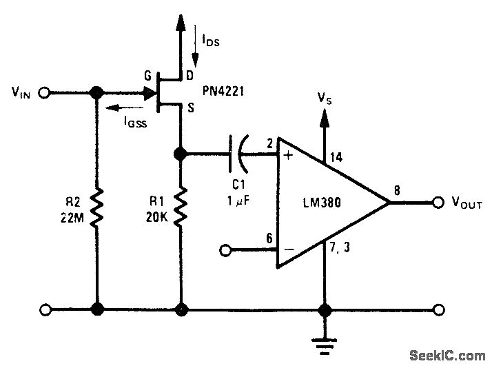 High input impedance circuit