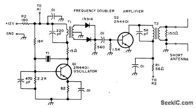 Far field transmitting circuit
