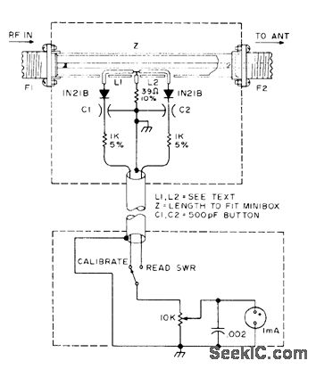 500MHz standing wave ratio circuit