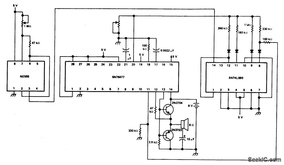 Programmable bird circuit diagram