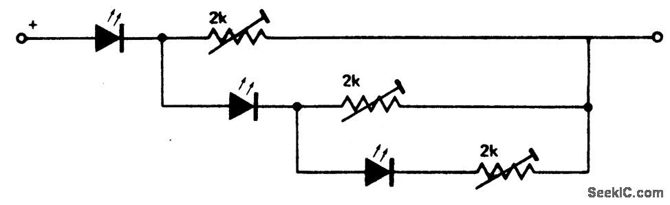 Third-order liquid level indicator circuit