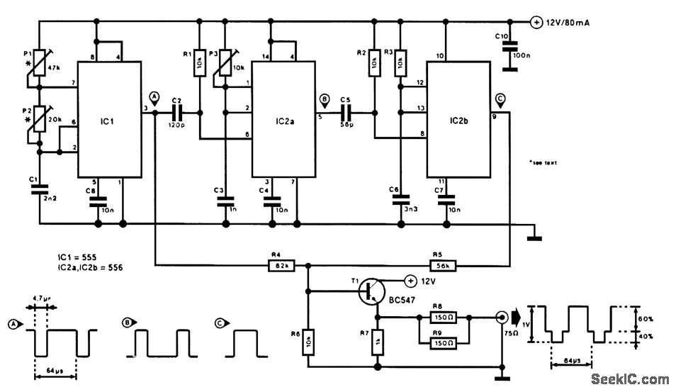 Simple video line/video strip generator