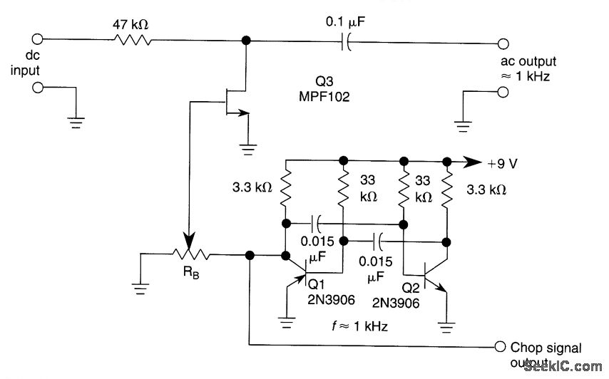 JFET chopper circuit