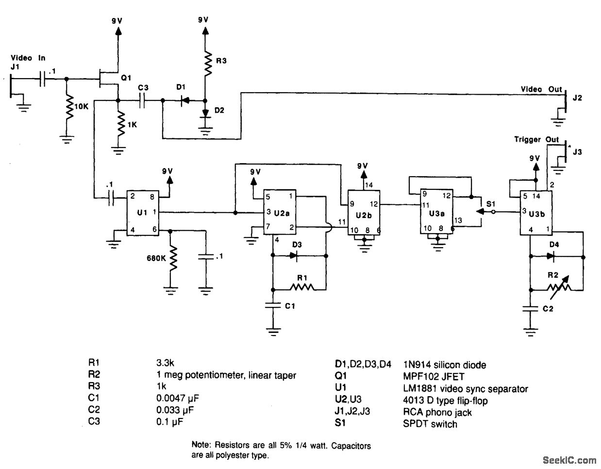 Video trigger delay range