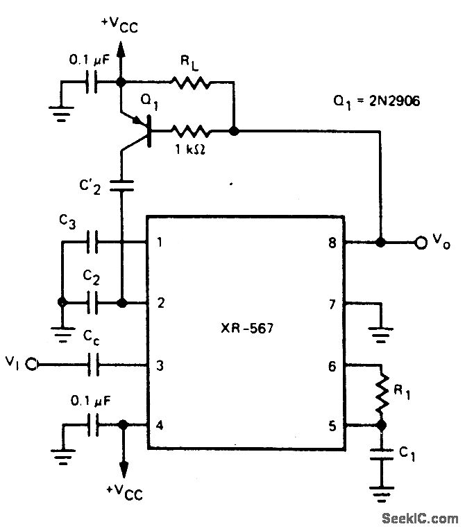 Dual time constant tone decoder