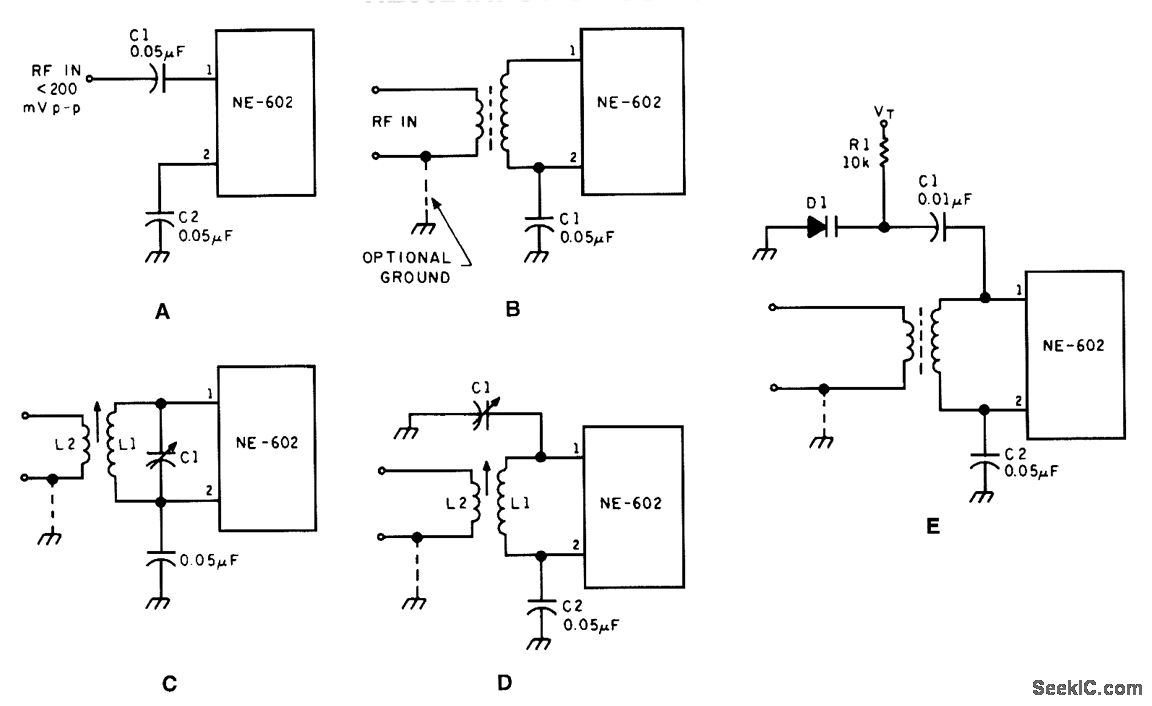 NE602 input circuit