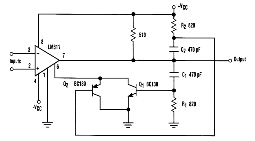 Suppression of vibration lag circuit