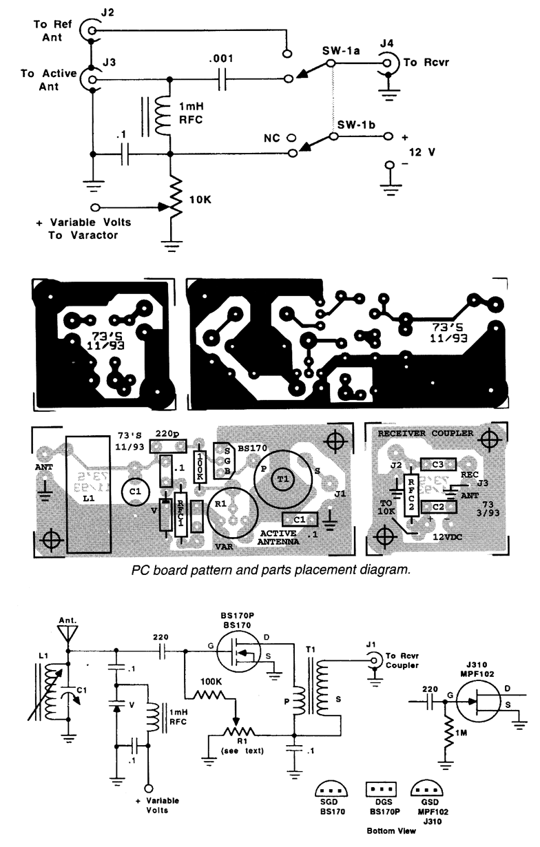 Remote tuning positive radio frequency antenna