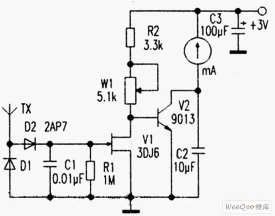 High sensitivity field strength circuit