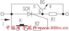 Circuit diagram of DC circuit current limiting device