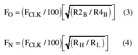 Filter characteristic equation