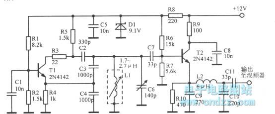 3.955-4.455MHz VF0 circuit diagram