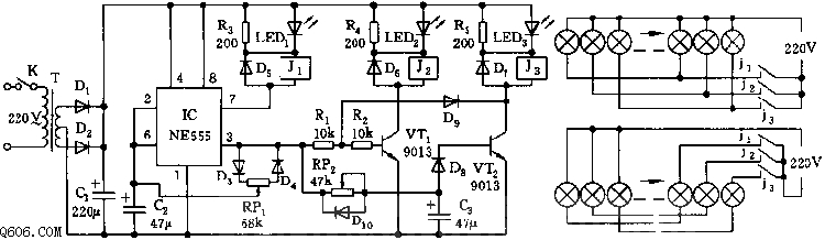 Rock lantern circuit