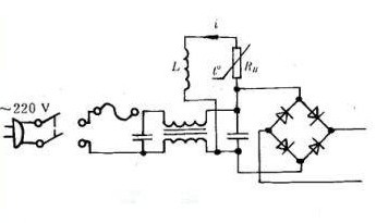 Color TV automatic degaussing circuit diagram