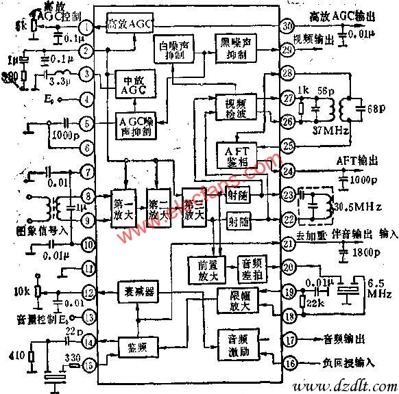 Application circuit based on D51354