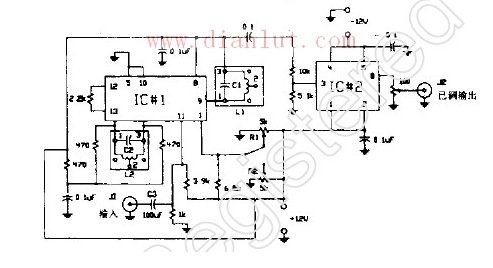 Basic application of 555 frequency modulation circuit