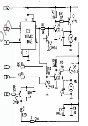 Remote control Zhongshan ship electronic circuit diagram