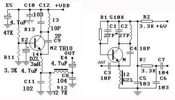 Super regenerative receiving circuit