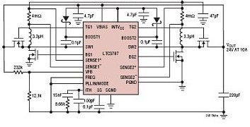 LTC3787 classic application circuit