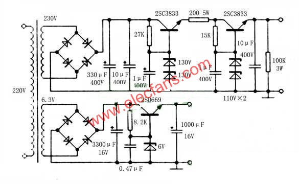 High voltage delay circuit board