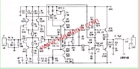 Design of a fever class A and B power amplifier